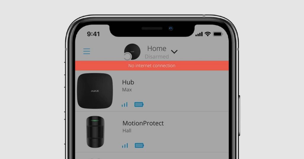 en no connection ios- پشتیبانی | دزدگیر و خانه هوشمند آژاکس